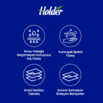 Holder Yatak Koruyucu Örtü 60x90 Cm 90 Adet - Görsel 2