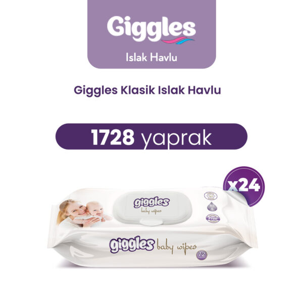 Giggles Islak Havlu Klasik 1728 Adet