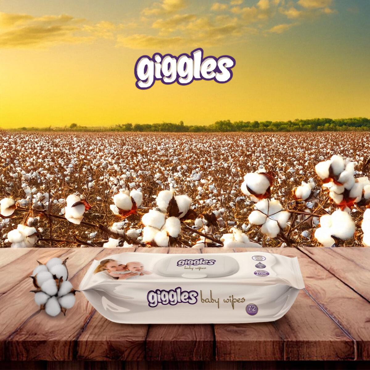 klasik-72li Giggles Islak Havlu Klasik 576 Adet - Görsel 3