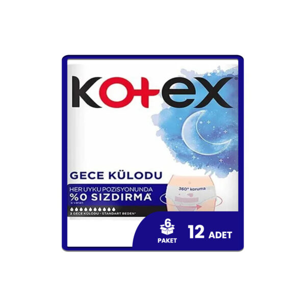 Kotex Regl Gece Külodu 12 Adet