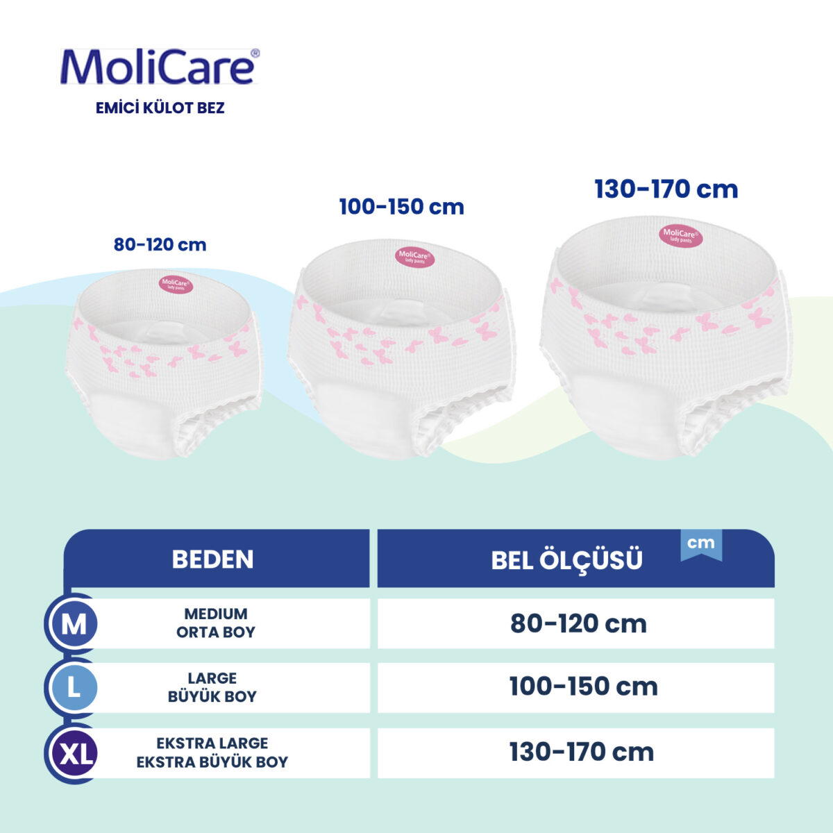molicare emici külot bez-lady Molicare Premium Lady Emici Külot M-Medium Beden 24 Adet (7 Damla) - Görsel 2
