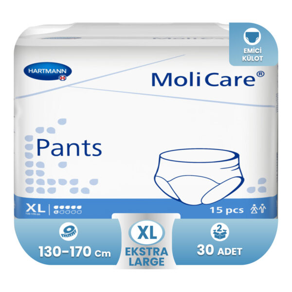 Molicare Pants Emici Külot 6 Damla XL-Extra Large Beden 30 Adet