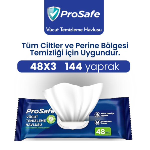Prosafe Vücut Temizleme Havlusu 144 Adet