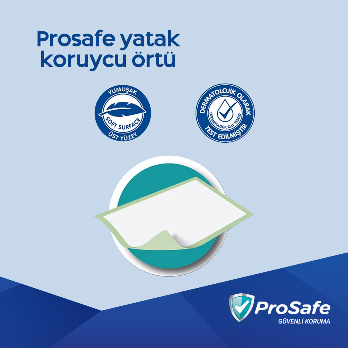 Prosafe Yatak Koruyucu Örtü 60x90 Cm 30 Adet - Görsel 3