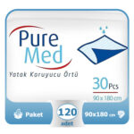 Puremed Yatak Koruyucu Örtü 90x180 Cm 120 Adet
