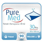 Puremed Yatak Koruyucu Örtü 90x180 Cm 90 Adet