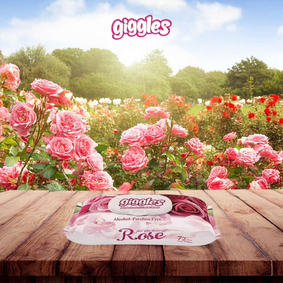 rose Giggles Islak Havlu Gül 288 Adet - Görsel 3