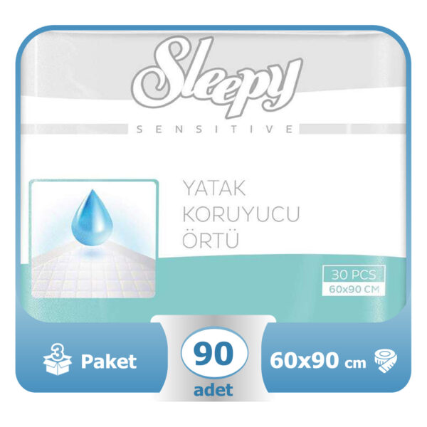 Sleepy Yatak Koruyucu Örtü 60x90 Cm 90 Adet