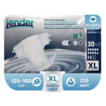 Jender Bel Bantlı Hasta Bezi XL-Extra Large Beden 120 Adet