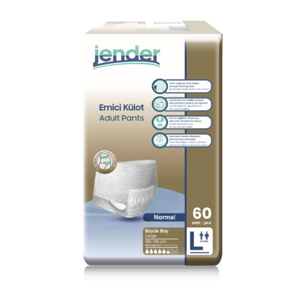 Jender Emici Külot L-Large Beden 60 Adet