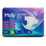 Moly Bel Bantlı Hasta Bezi XL-Extra Large Beden 120 Adet
