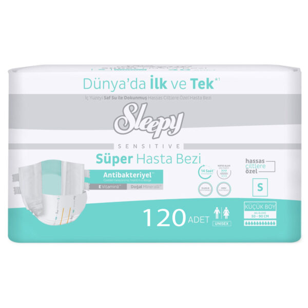 Sleepy Belbantlı Hasta Bezi S-Small Beden 120 Adet