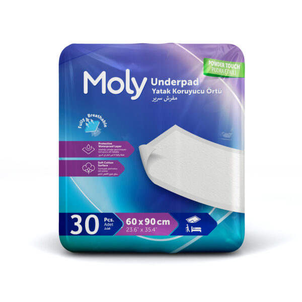 Moly Yatak Koruyucu Örtü 60×90 Cm 30 Adet