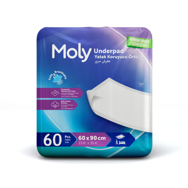 Moly Yatak Koruyucu Örtü 60×90 Cm 60 Adet