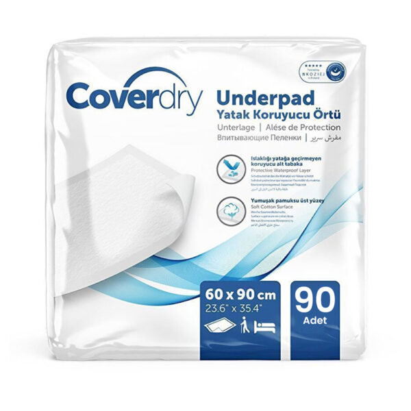 Coverdry Yatak Koruyucu Örtü 60×90 Cm 90 Adet